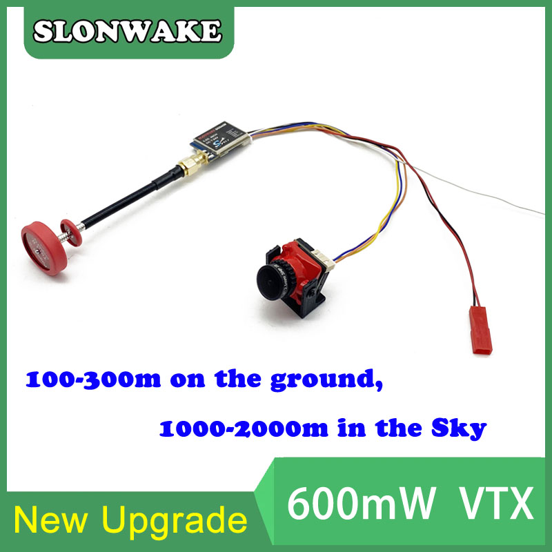 5,8G 48CH 600mW VTX-CAM ajusta - Drone Camera reseña y precio