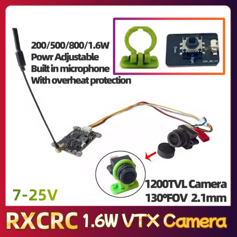 Módulo RXCRC 5.8G 48CH 1.6W VT - Drone Camera reseña y precio