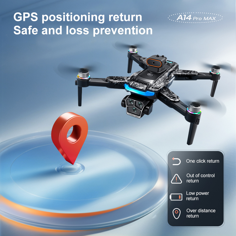 Dron GPS A14 Pro Max 2026 con  - Drone Gps Mount reseña y precio