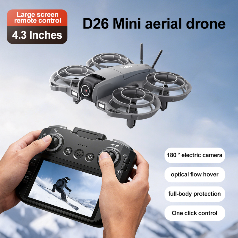 Dron D26 4K Aéreo HD 180 °   D - Drone Gimbal reseña y precio